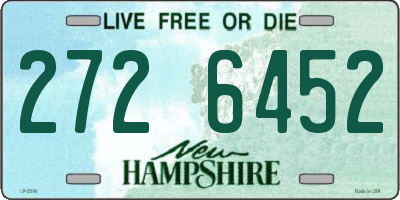 NH license plate 2726452