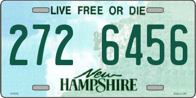 NH license plate 2726456