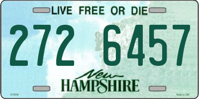 NH license plate 2726457