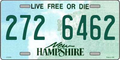 NH license plate 2726462