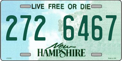 NH license plate 2726467