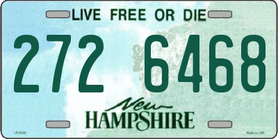NH license plate 2726468
