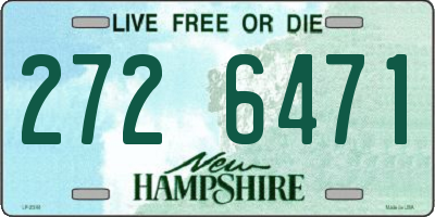 NH license plate 2726471