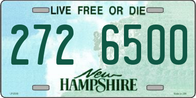 NH license plate 2726500