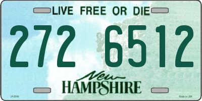 NH license plate 2726512