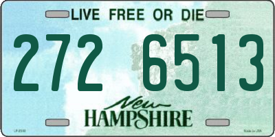 NH license plate 2726513