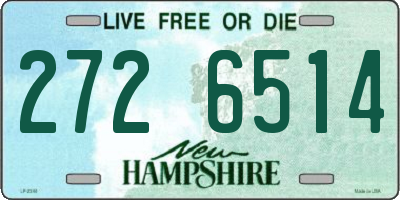 NH license plate 2726514