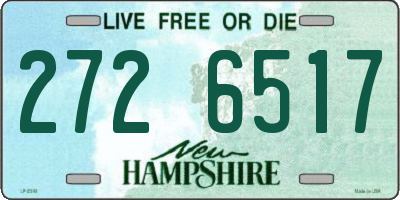 NH license plate 2726517