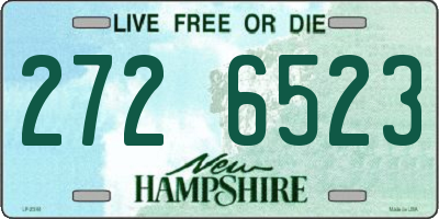 NH license plate 2726523