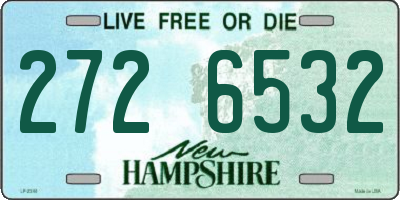 NH license plate 2726532