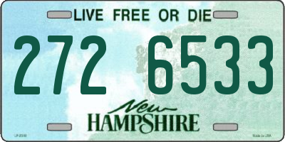 NH license plate 2726533