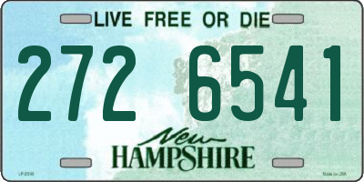 NH license plate 2726541