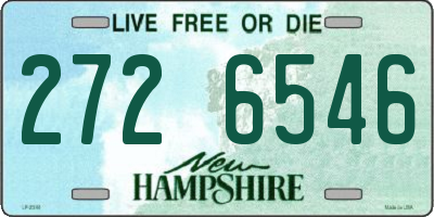 NH license plate 2726546
