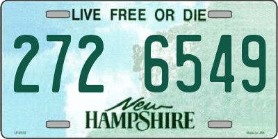NH license plate 2726549