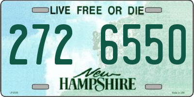 NH license plate 2726550