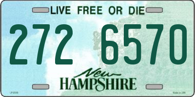 NH license plate 2726570