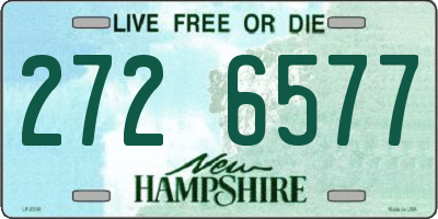 NH license plate 2726577