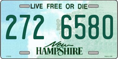 NH license plate 2726580