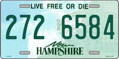NH license plate 2726584