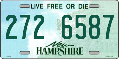 NH license plate 2726587