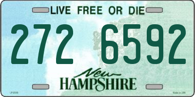NH license plate 2726592