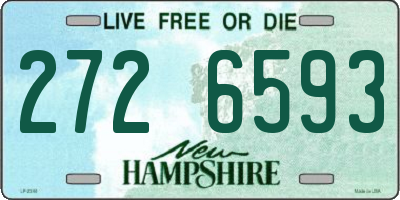 NH license plate 2726593
