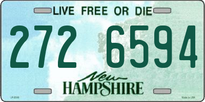 NH license plate 2726594