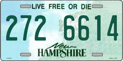 NH license plate 2726614