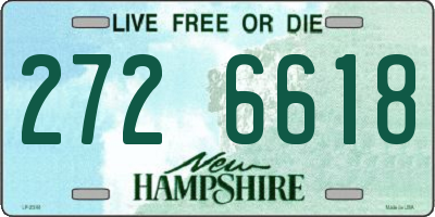 NH license plate 2726618