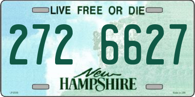 NH license plate 2726627