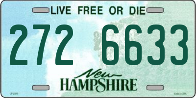 NH license plate 2726633