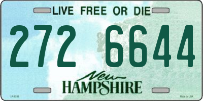 NH license plate 2726644