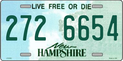 NH license plate 2726654