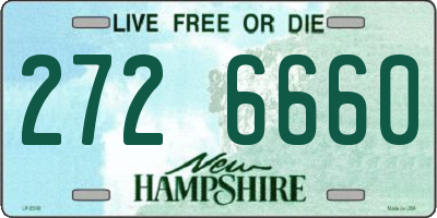 NH license plate 2726660