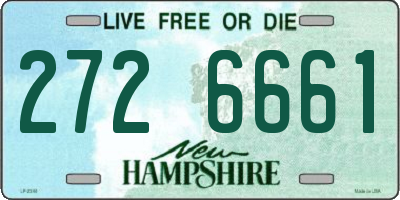 NH license plate 2726661