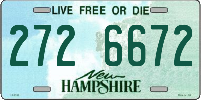 NH license plate 2726672