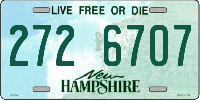 NH license plate 2726707