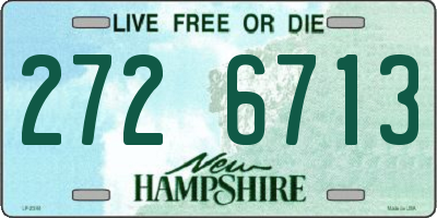 NH license plate 2726713