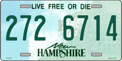 NH license plate 2726714