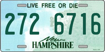 NH license plate 2726716