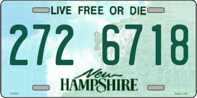 NH license plate 2726718