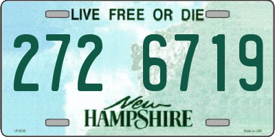 NH license plate 2726719