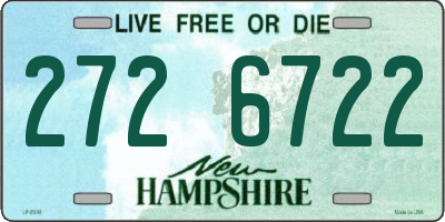 NH license plate 2726722