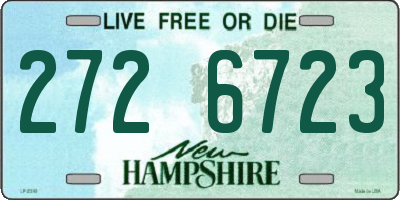 NH license plate 2726723