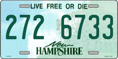 NH license plate 2726733