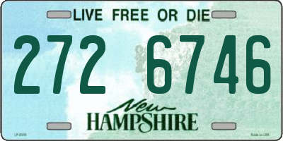 NH license plate 2726746