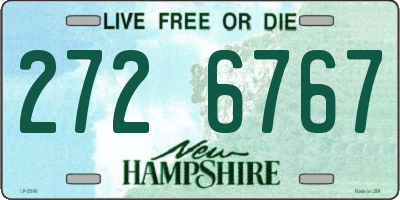 NH license plate 2726767