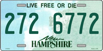 NH license plate 2726772
