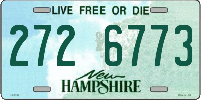 NH license plate 2726773