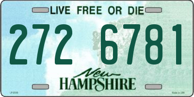 NH license plate 2726781